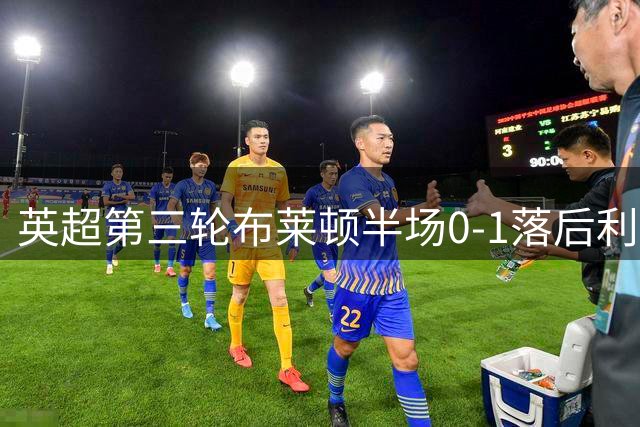 英超第三轮布莱顿半场0-1落后利兹联 杰登·博格建功
